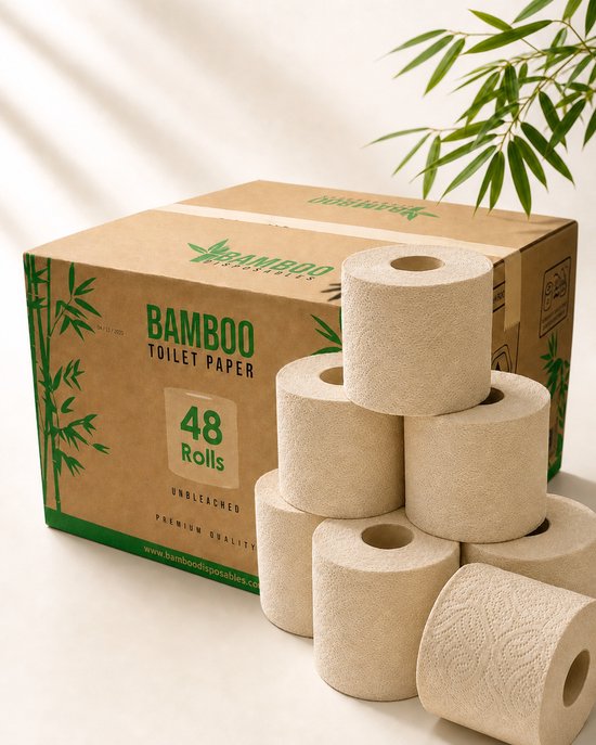 Bamboe toiletpapier dat langer meegaat