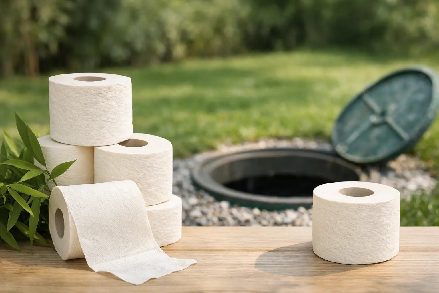 Bamboe toiletpapier en septic tanks: wat is veilig?