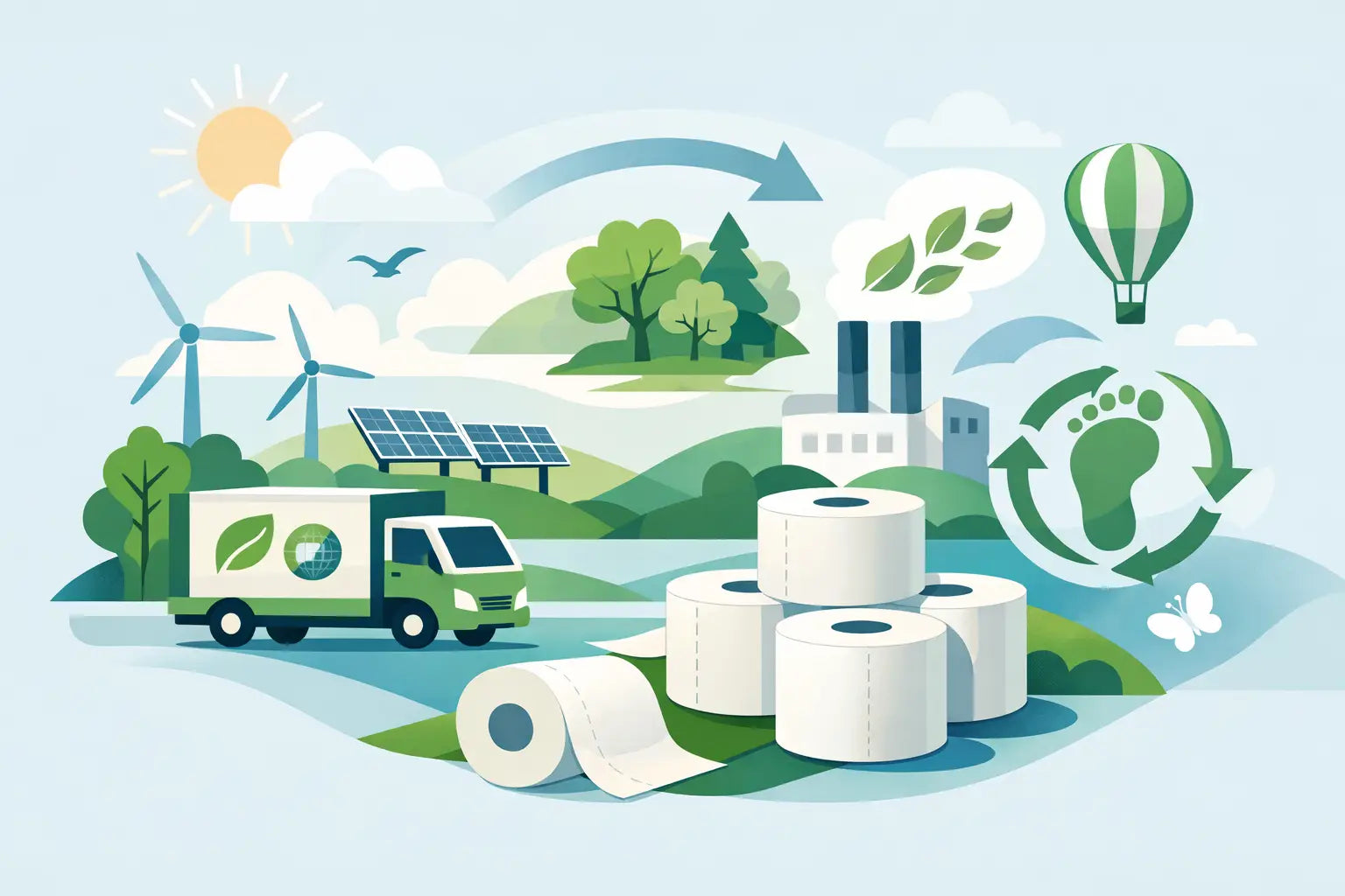 Klimaatneutraal geleverd toiletpapier uitgelegd