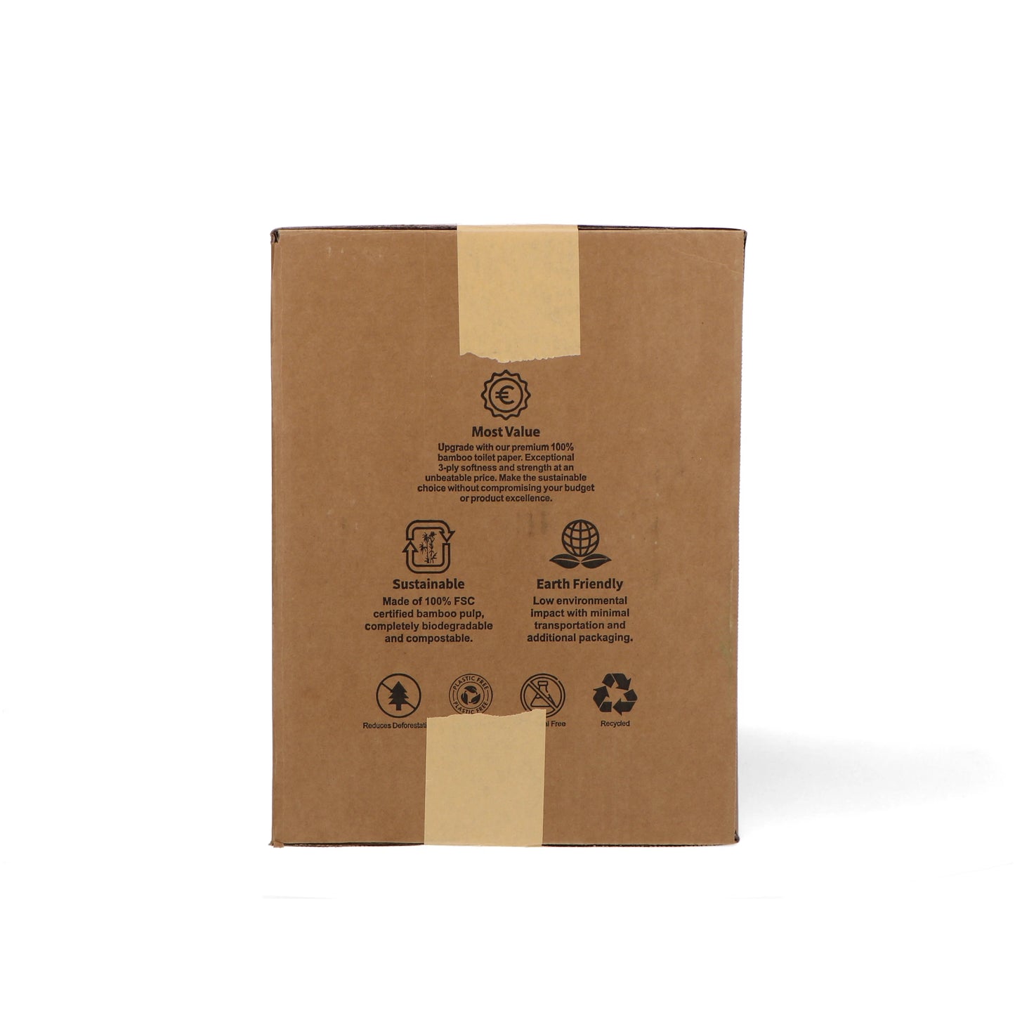 Unbleached Bamboo Toilet Paper | Soft &amp; Sustainable Toilet Paper