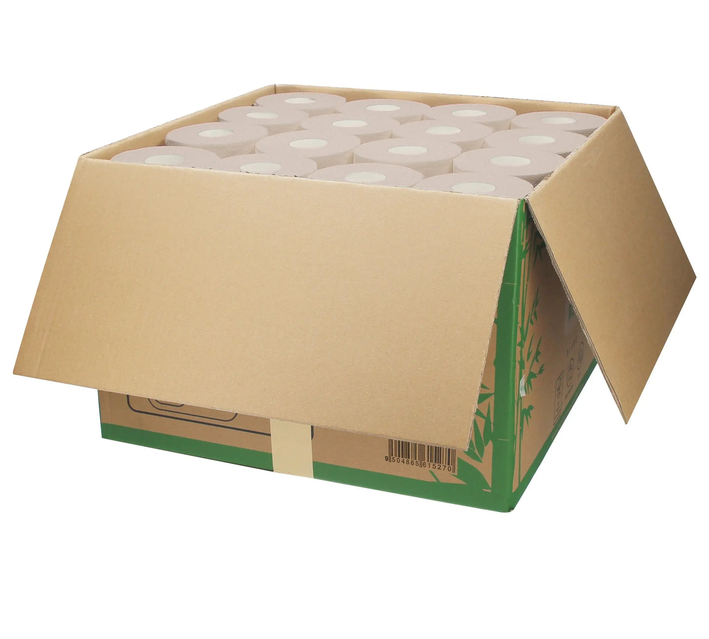 3-Laags Ongebleekt Bamboe Toilet Papier | 48 SuperRollen | Extra Sterk & Duurzaam Bamboo Disposables