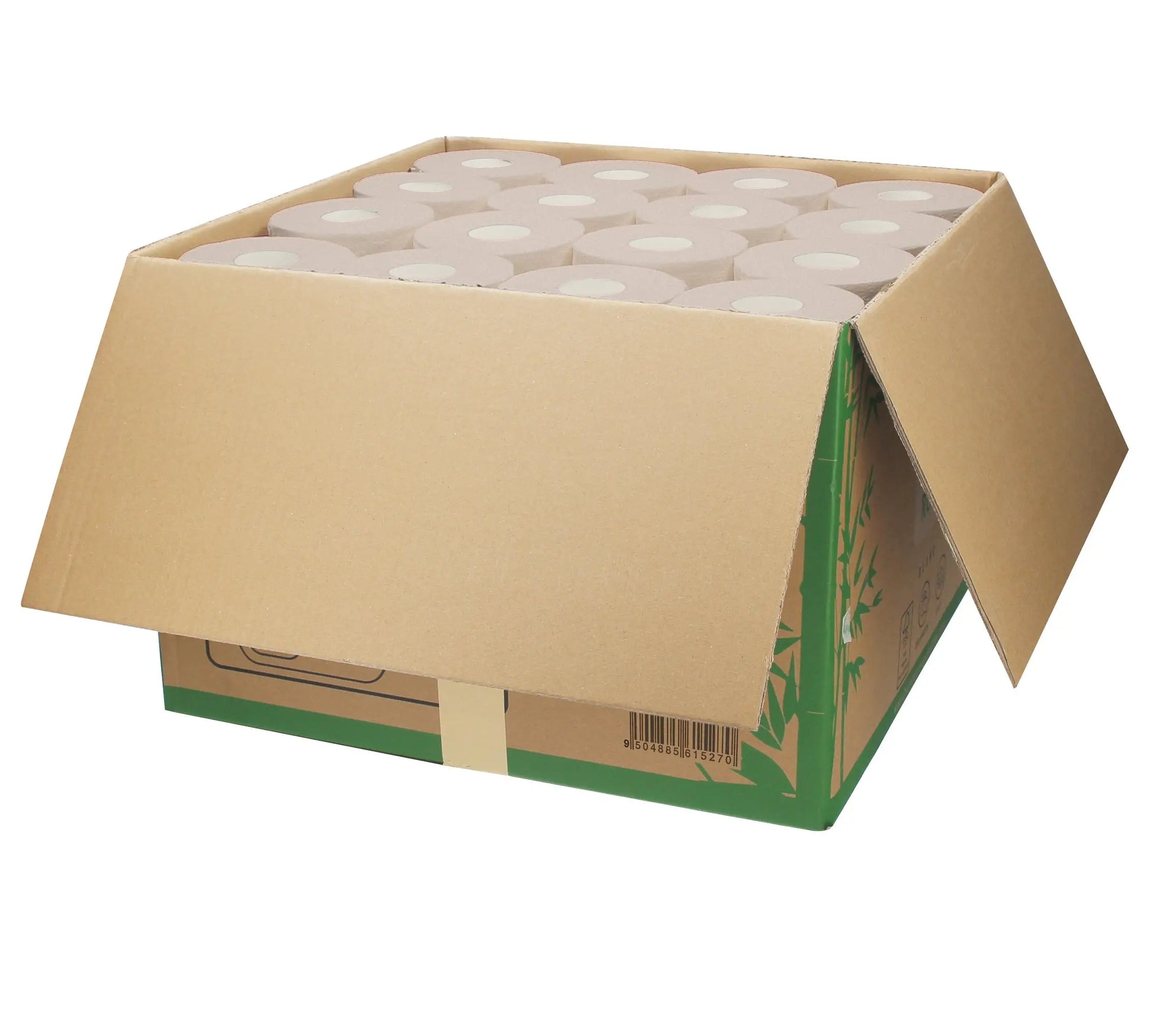 3-Laags Ongebleekt Bamboe Toilet Papier | 48 SuperRollen | Extra Sterk & Duurzaam Bamboo Disposables