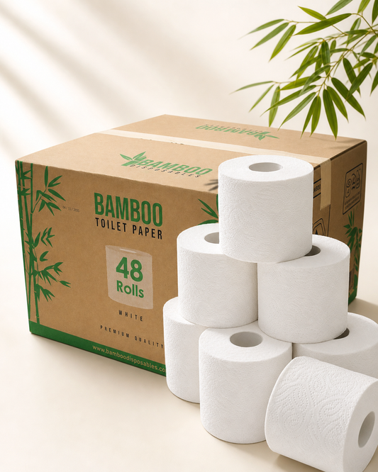 3-laags bamboe toiletpapier Bamboo Disposables