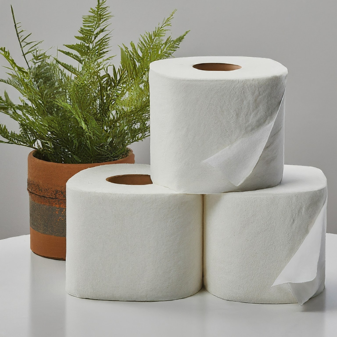 Bamboe Toiletpapier | Try out Package | 24 Ongebleekt + 24 Witte WC rollen - Bamboo Disposables