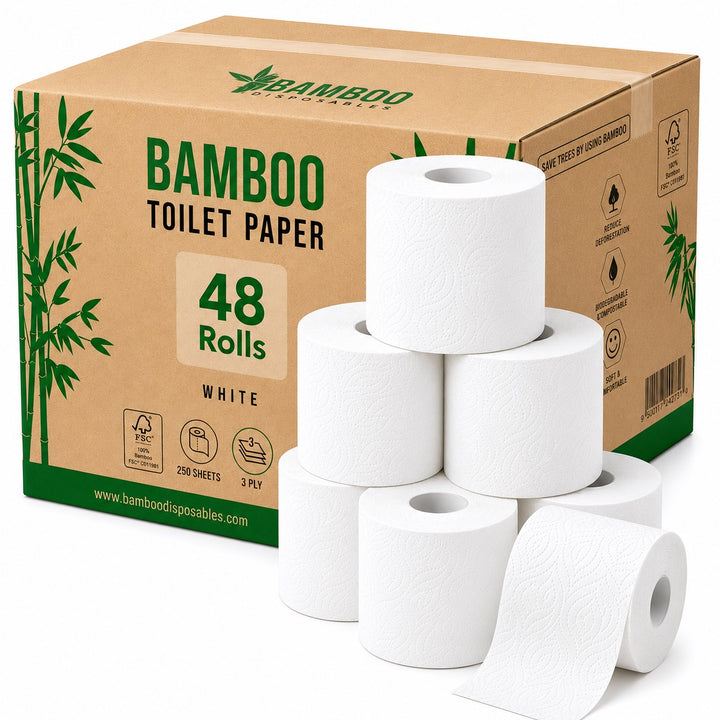 3-laags Premium Bamboe Toiletpapier