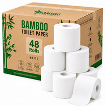 3-laags Premium Bamboe Toiletpapier – 48 Rollen